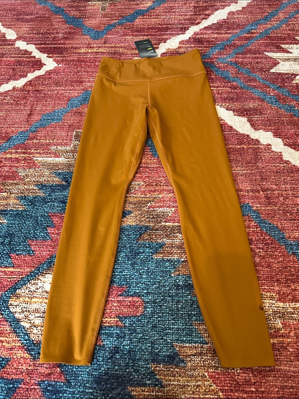 Nike Girls' Leggings in Mustard Brown